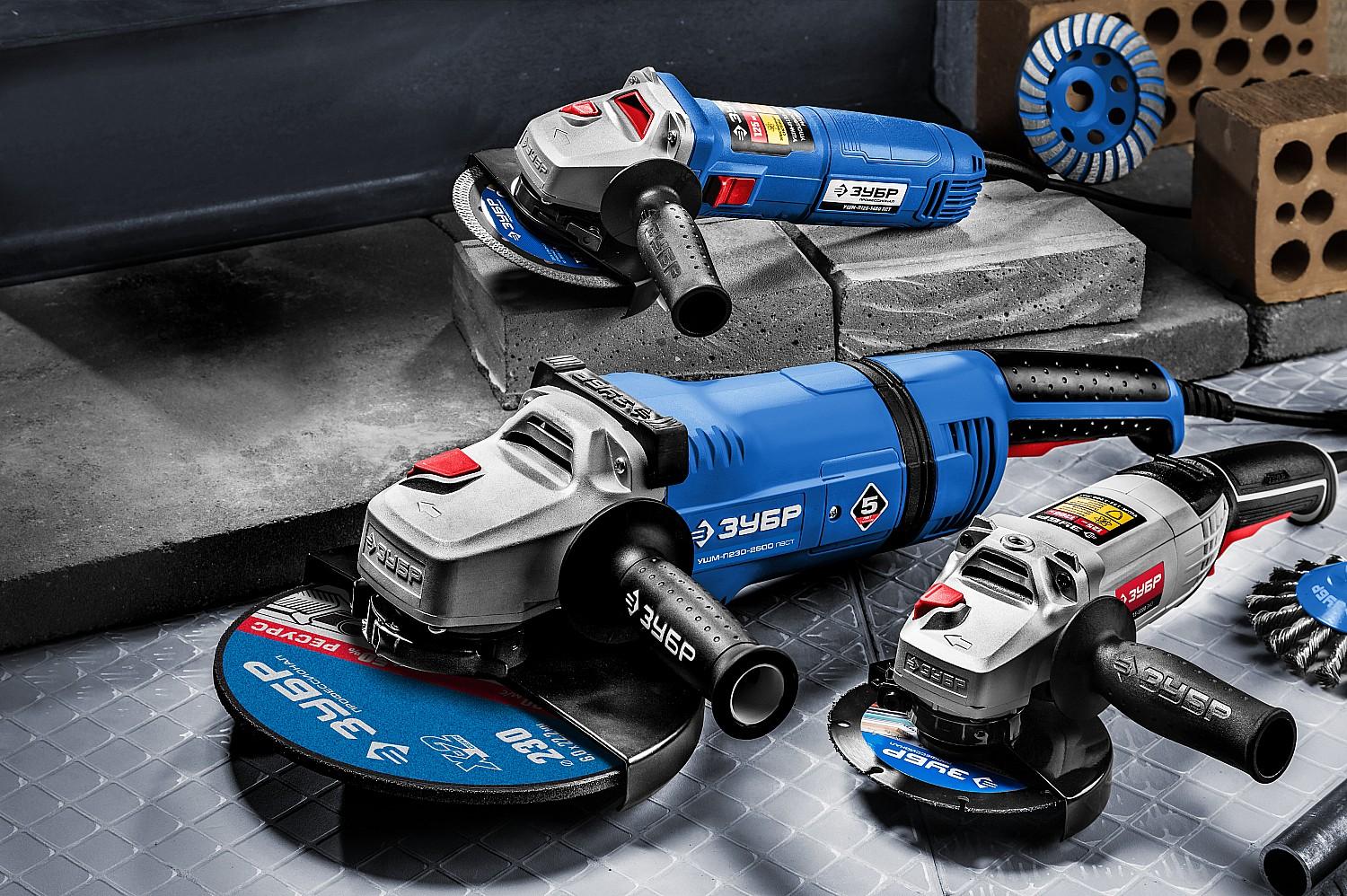 ЗУБР 2600 Вт, d230 мм, УШМ, АВТ, Профессионал (УШМ-П230-2600 ПВ)