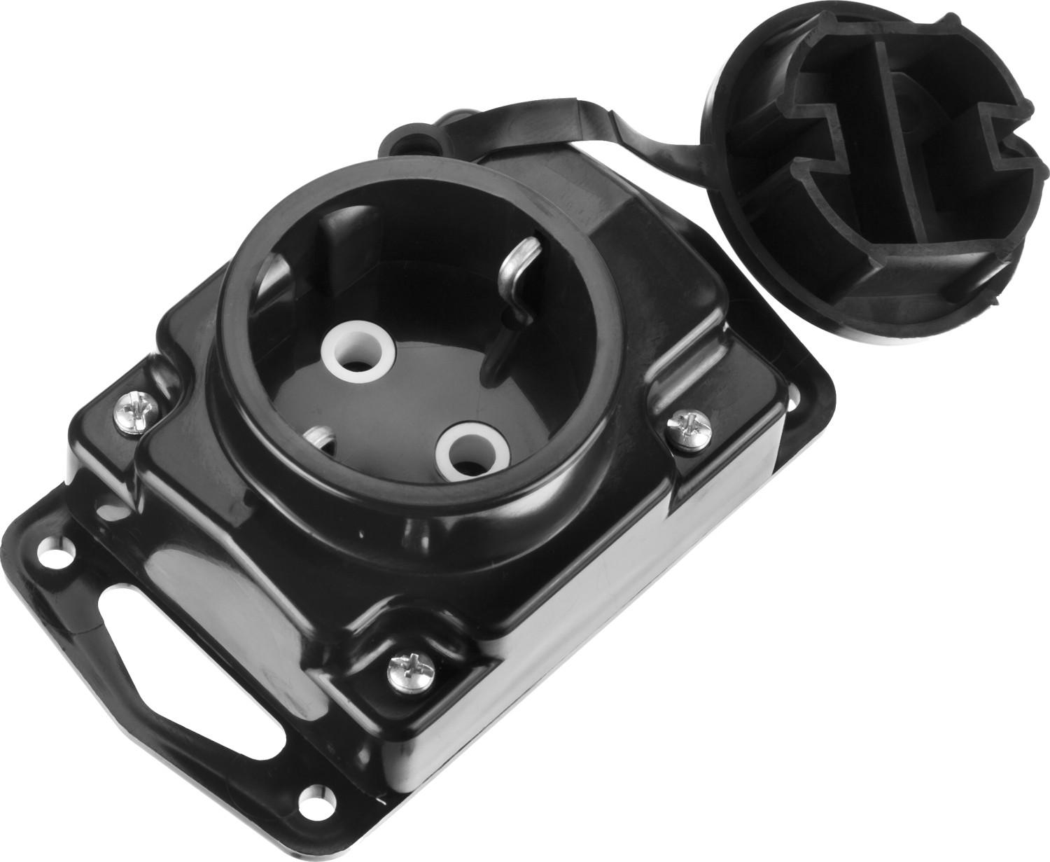 СИБИН 1 гнездо, IP44, колодка для удлинителя (55114-1)