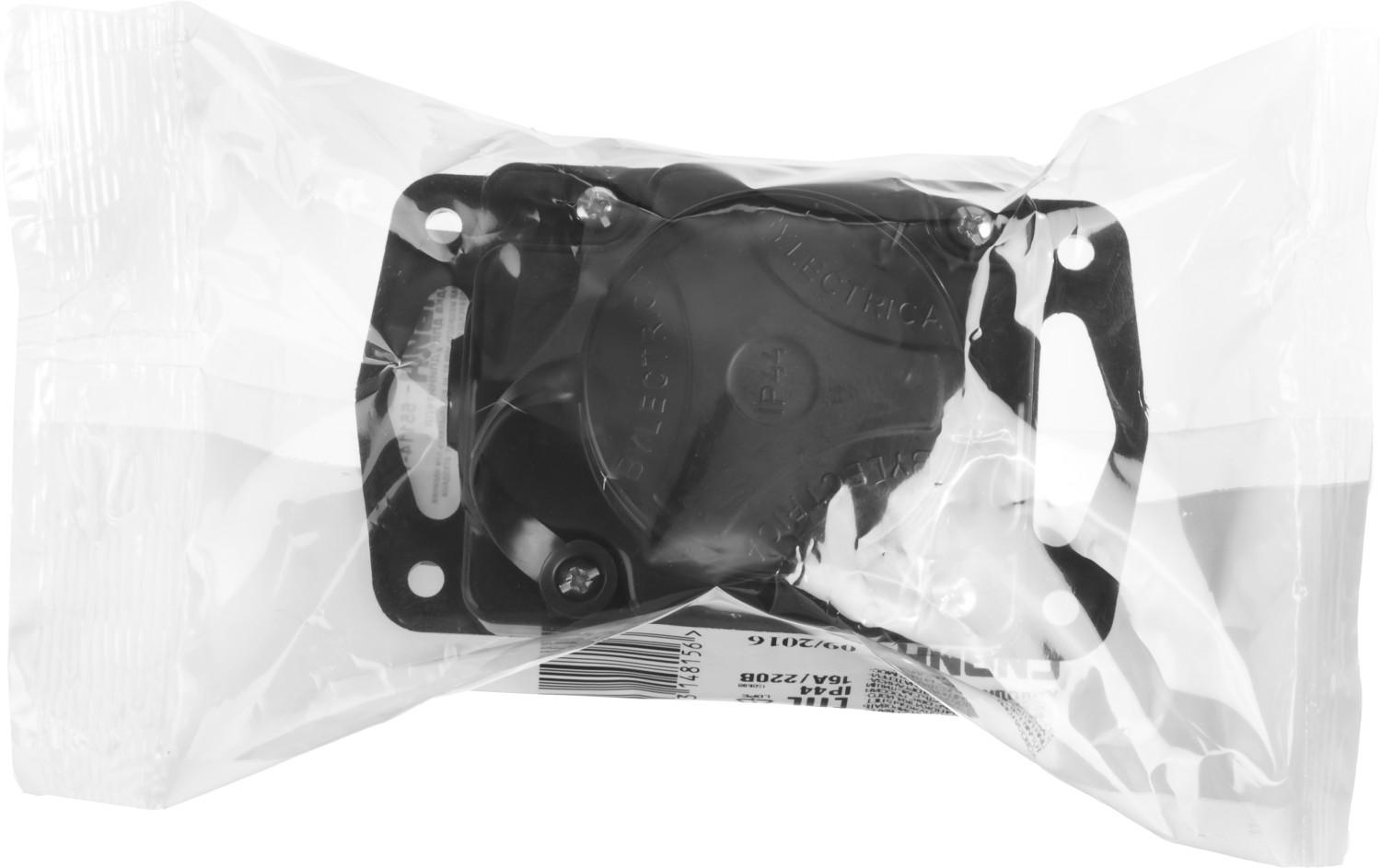 СИБИН 1 гнездо, IP44, колодка для удлинителя (55114-1)