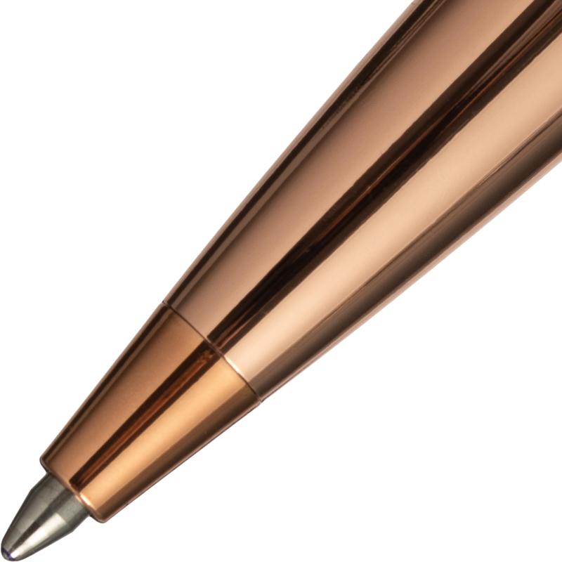 Ручка шариковая автомат. SIENNA 1мм,синяя,корп.роз золото,в фут. 20-0356/13