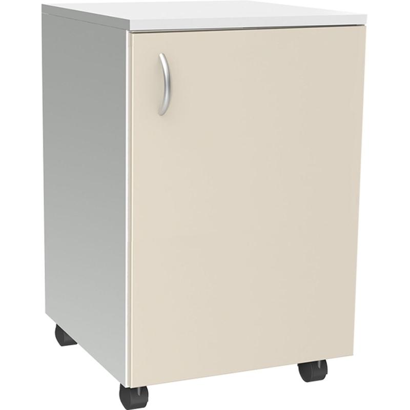 Тумба MEG_медицинская МД-103 корпус белый фасад бежевый