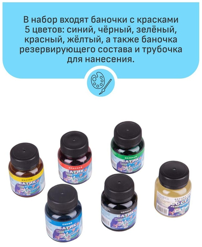 Краски по ткани Гамма 