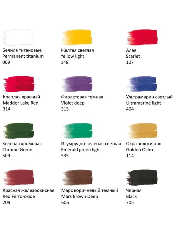 Гуашь художественная Гамма 