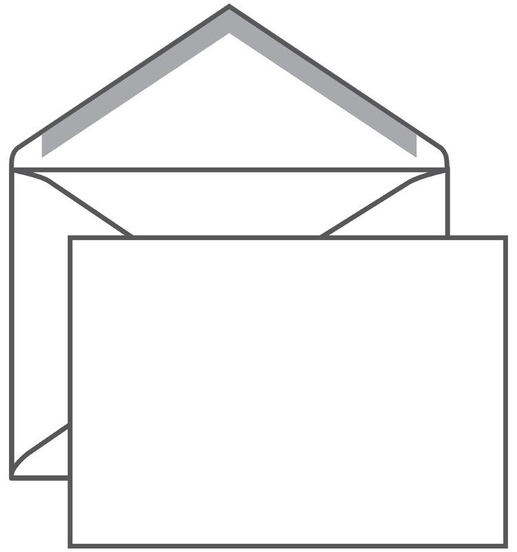 Конверт C5, Ряжская печатная фабрика, 162*229мм, б/подсказа, б/окна, кл. край