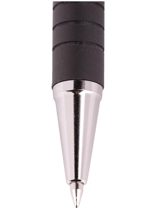 Ручка шариковая автоматическая Pilot синяя, 0,7мм, черный прорезиненный корпус