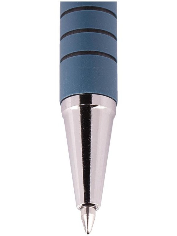 Ручка шариковая автоматическая Pilot синяя, 0,7мм, синий прорезиненный корпус