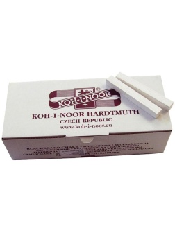 Мелки белые Koh-I-Noor, 100шт., квадратные, картонная коробка