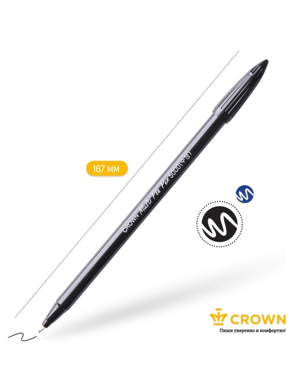 Ручка капиллярная Crown 