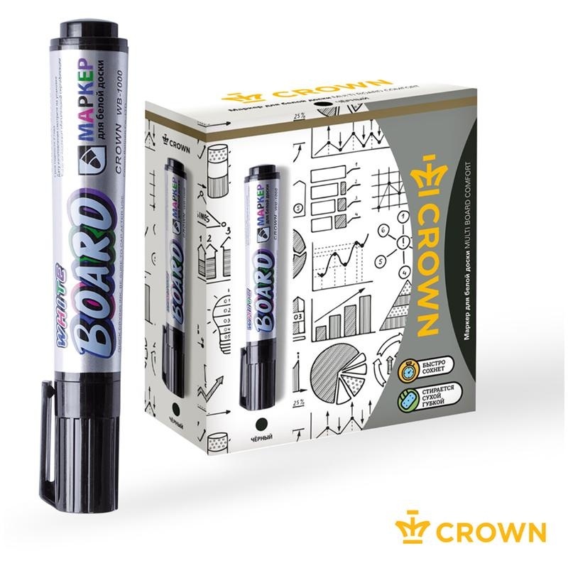 Маркер для белых досок Crown 