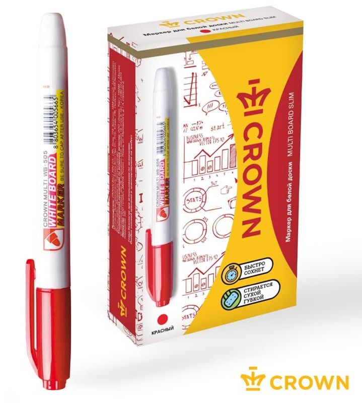 Маркер для белых досок Crown 
