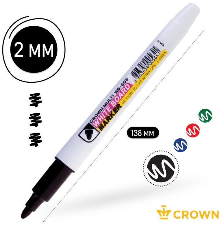 Маркер для белых досок Crown 