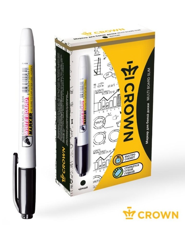 Маркер для белых досок Crown 