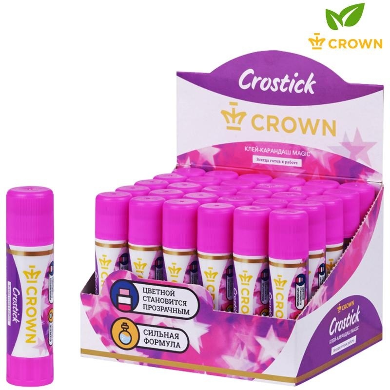 Клей-карандаш Crown 