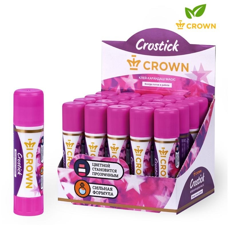 Клей-карандаш Crown 