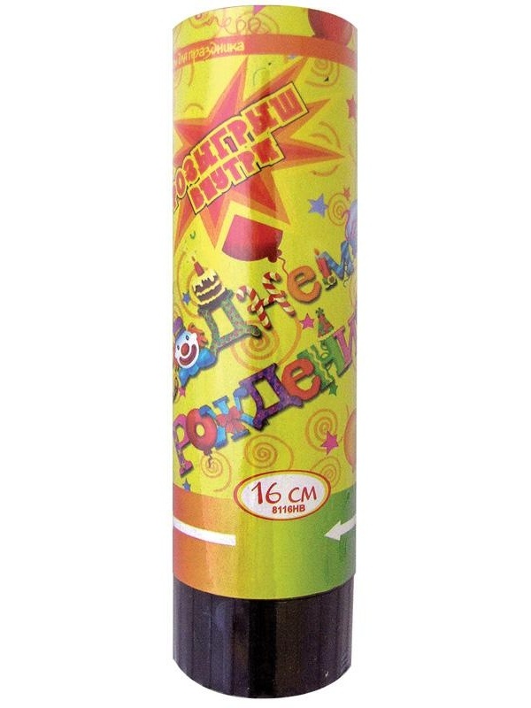 Хлопушка пружинная ПатиБум 