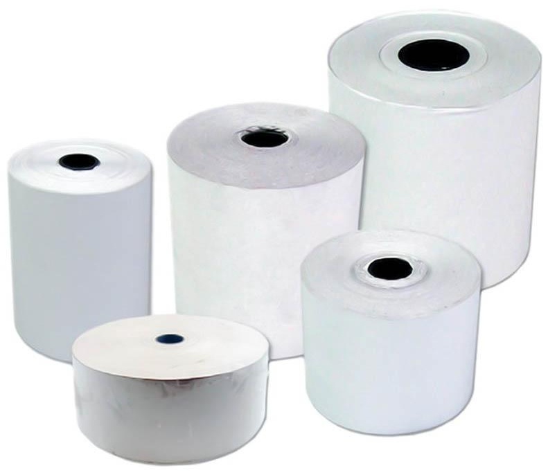 Чековая лента термо 57*30*12 (23м), НБК, 48г/м2 термослой наружу