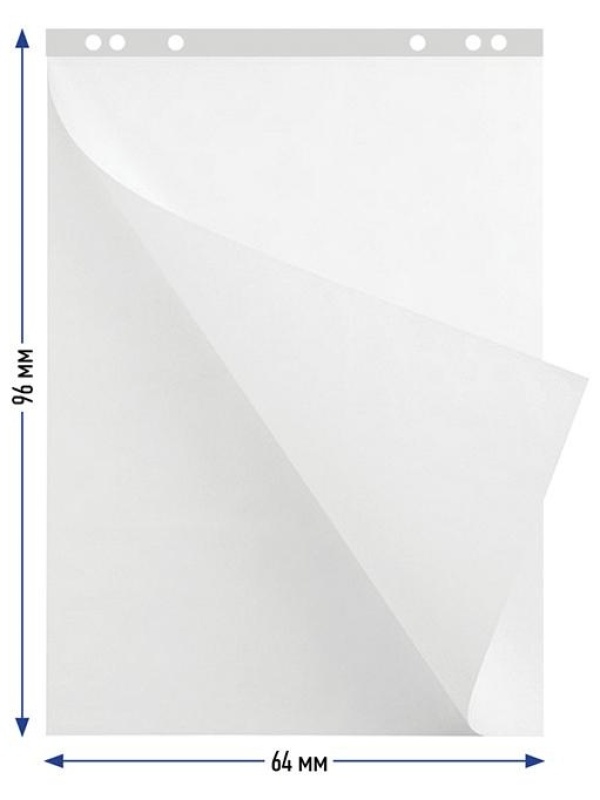 Блокнот для флипчарта Berlingo 64*96см, 20л., белый