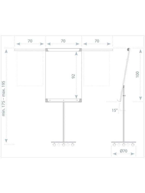 Флипчарт передвижной Berlingo 