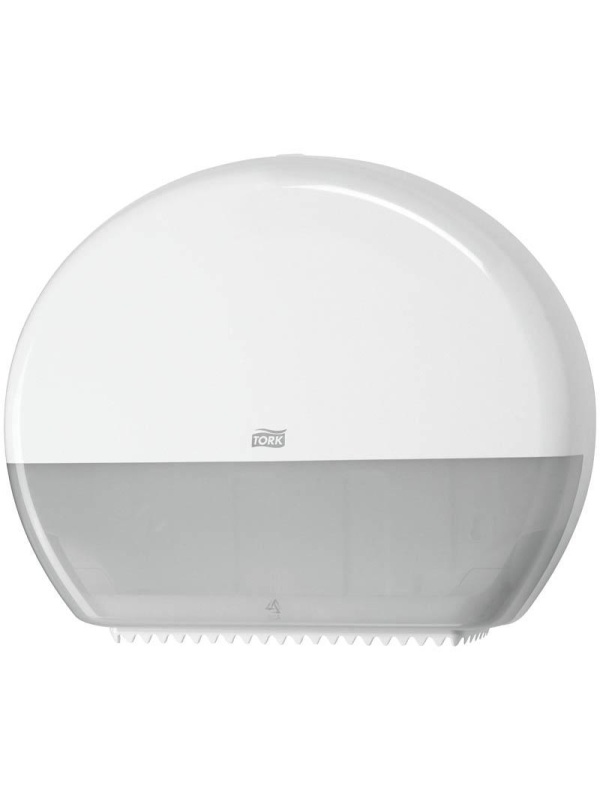 Диспенсер для туалетной бумаги в больших рулонах Торк (Т1) пластик, механический, белый