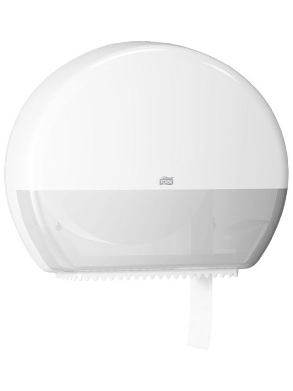 Диспенсер для туалетной бумаги в больших рулонах Торк (Т1) пластик, механический, белый