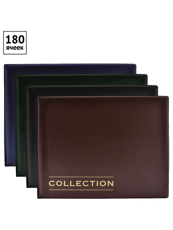 Альбом для монет OfficeSpace 245*190, на кольцах, 10 листов, ПВХ