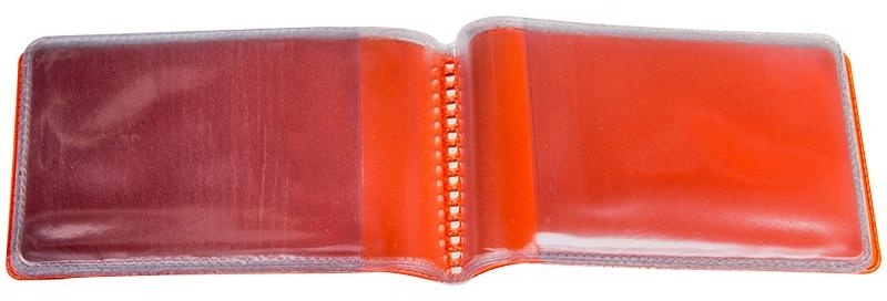 Визитница карманная OfficeSpace на 20 визиток, 65*110мм, ПВХ, ассорти