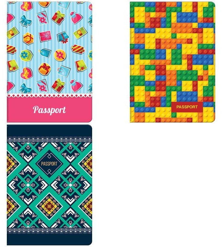 Обложка для паспорта OfficeSpace фотопечать, ПВХ, 