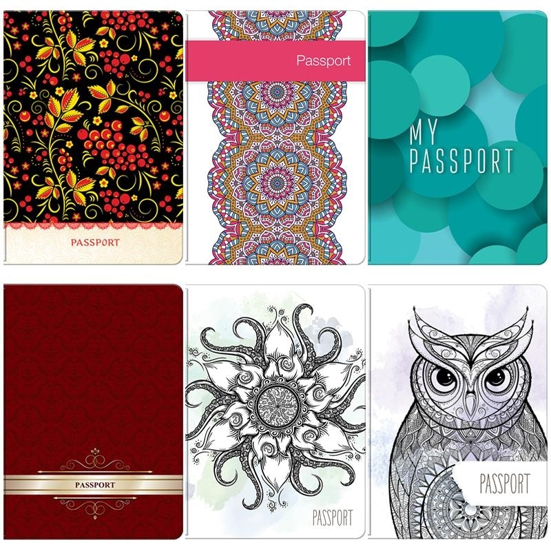 Обложка для паспорта OfficeSpace фотопечать, ПВХ, 