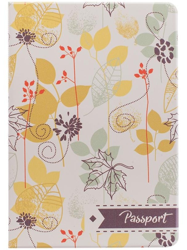 Обложка для паспорта OfficeSpace фотопечать, ПВХ, 