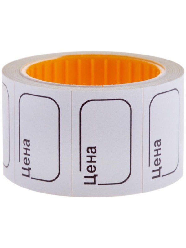 Ценник малый OfficeSpace, 30*20мм, белый, 200шт./рулон, 5 шт.