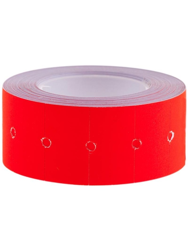 Этикет-лента OfficeSpace, 21*12мм, красная, 500 этикеток