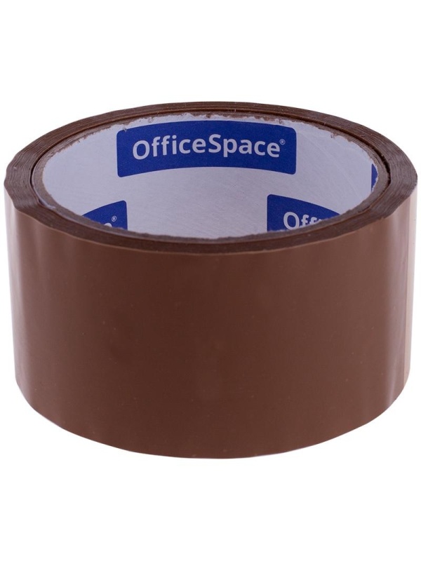 Клейкая лента упаковочная OfficeSpace, 48мм*40м, 38мкм, темная, ШК