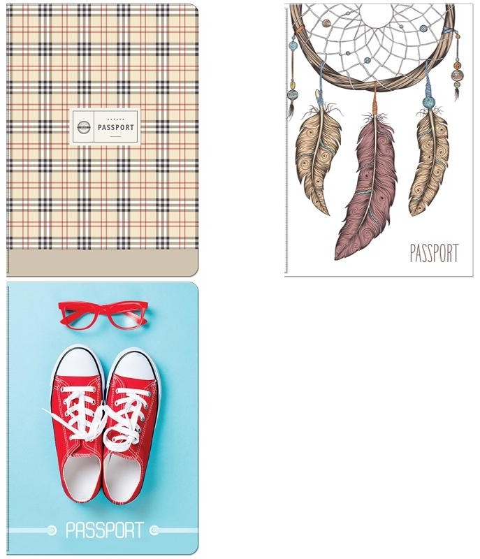 Обложка для паспорта OfficeSpace фотопечать, ПВХ, 