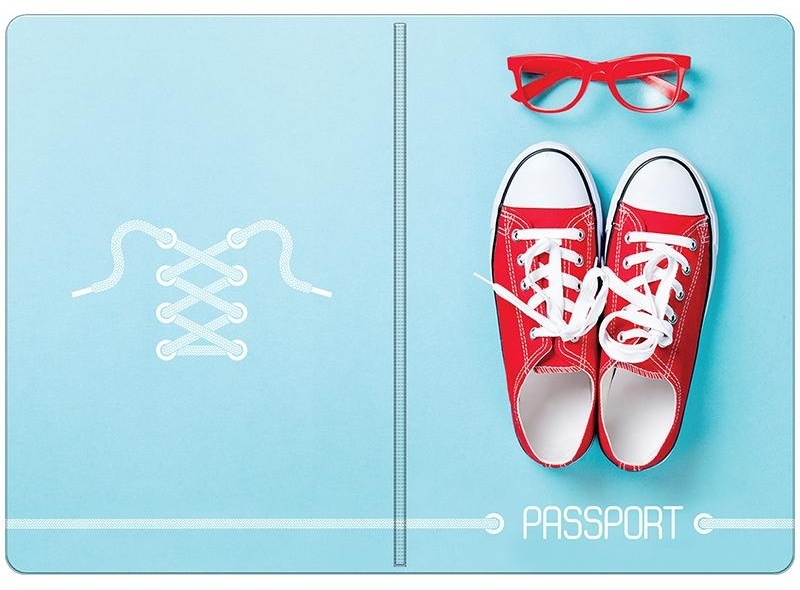 Обложка для паспорта OfficeSpace фотопечать, ПВХ, 