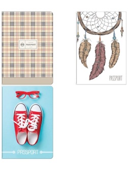 Обложка для паспорта OfficeSpace фотопечать, ПВХ, 