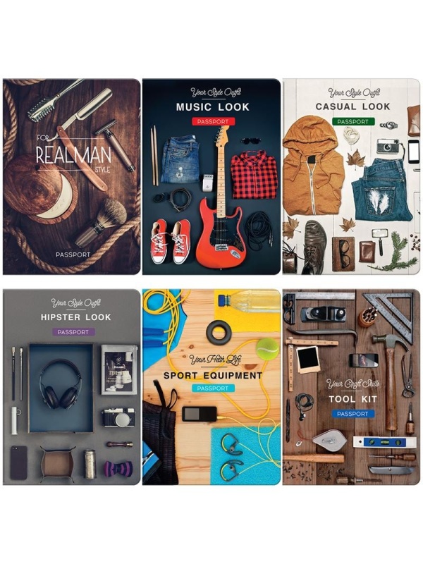 Обложка для паспорта OfficeSpace фотопечать, ПВХ, 