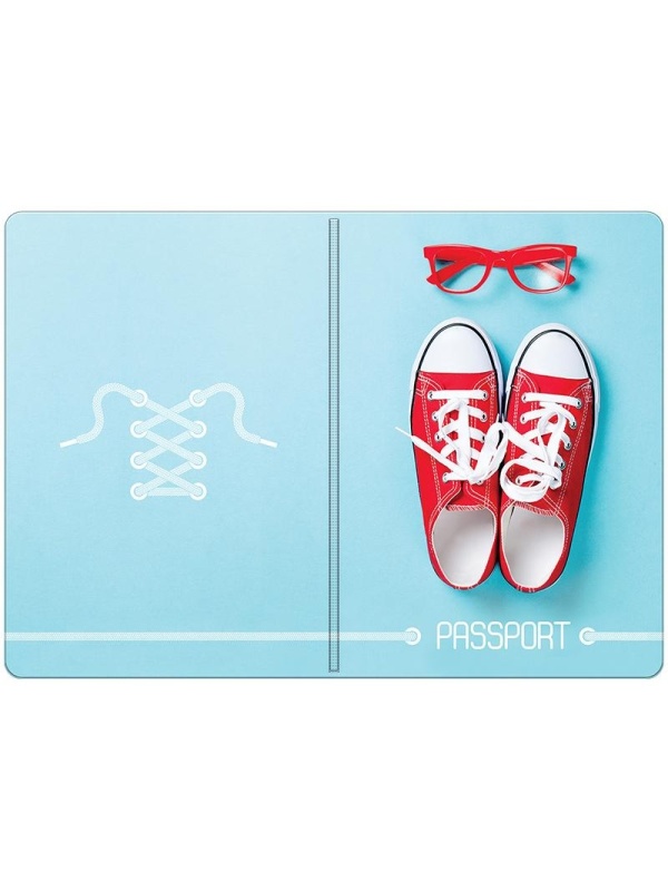 Обложка для паспорта OfficeSpace фотопечать, ПВХ, 