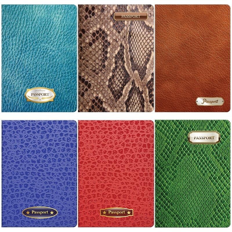 Обложка для паспорта OfficeSpace фотопечать, ПВХ, 