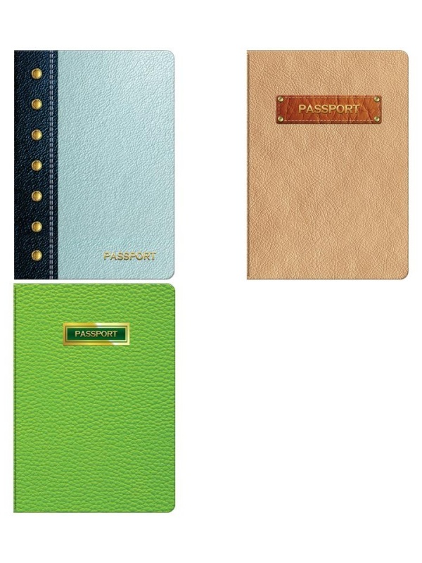 Обложка для паспорта OfficeSpace фотопечать, ПВХ, 