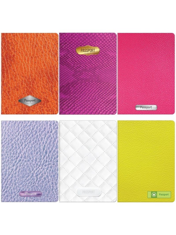 Обложка для паспорта OfficeSpace фотопечать, ПВХ, 