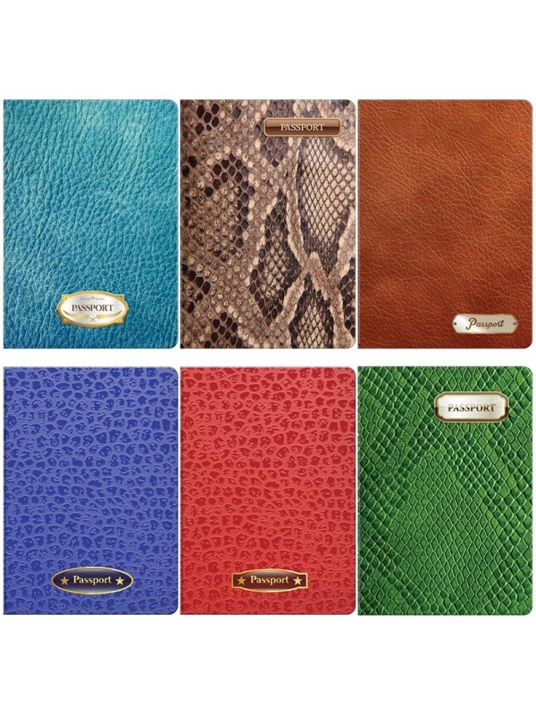 Обложка для паспорта OfficeSpace фотопечать, ПВХ, 