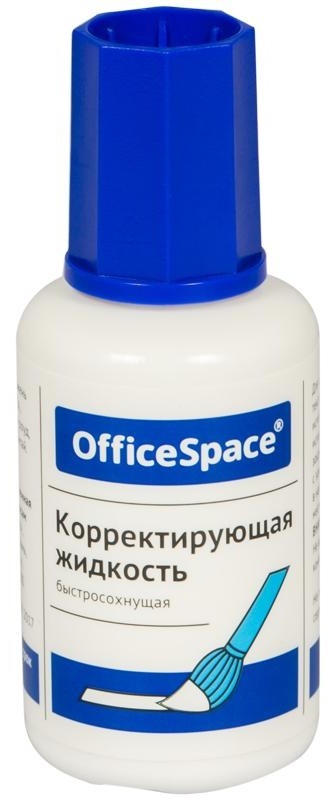 Корректирующая жидкость OfficeSpace, 12мл, на химической основе, с кистью