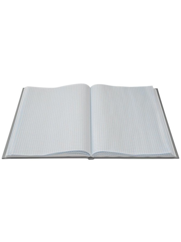 Книга учета OfficeSpace, А4, 96л., клетка, 200*290мм, твердый картон, блок газетный