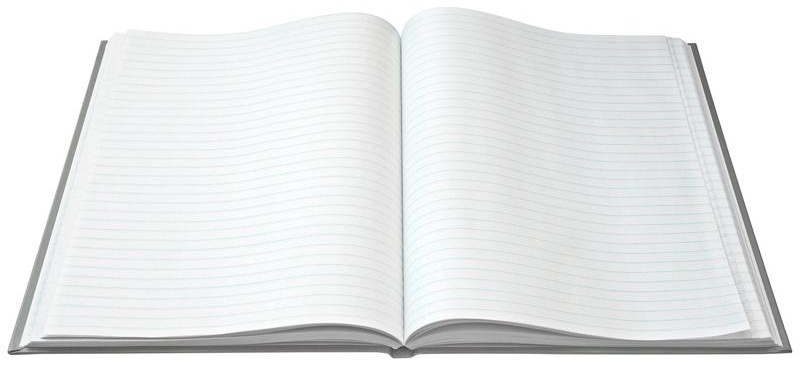 Книга учета OfficeSpace, А4, 96л., линия, 200*290мм, бумвинил, блок офсетный