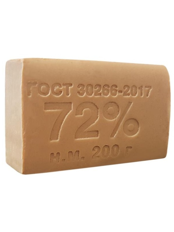 Мыло хозяйственное 72% ММЗ, без обертки, 200г