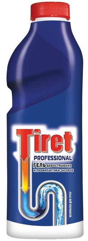 Средство для устранения засоров Tiret, гель, 1л