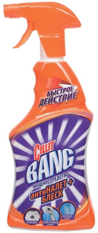 Средство чистящее Cillit Bang антиналет+блеск, концентрат, с курком, 750мл