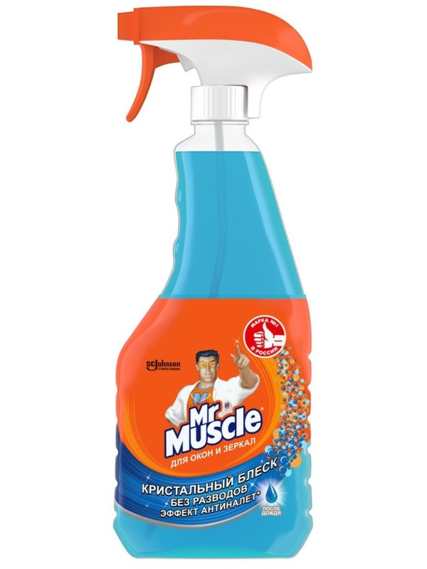 Средство для мытья стекол и др. поверхностей Mr. Muscle 
