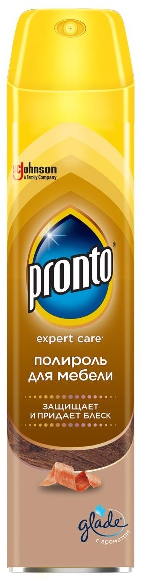 Полироль для мебели Pronto Классик для деревянных поверхностей, аэрозоль, 250мл
