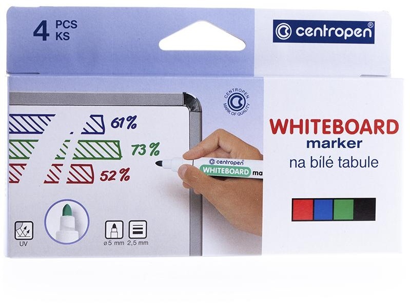 Набор маркеров для белых досок Centropen 